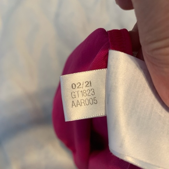 Adidas xMarimekko SH3.RO 3-Stripes one piece Swimsuit Magenta/ Vivid Red pink 0 - Picture 6 of 8